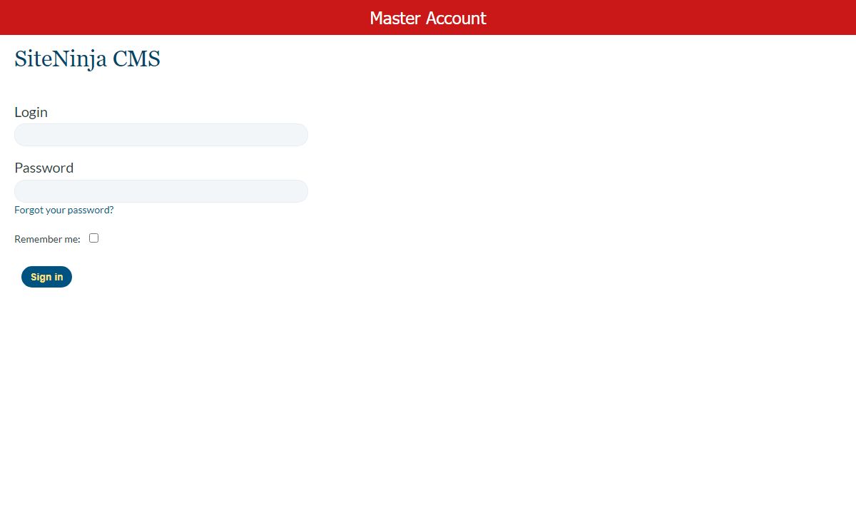 SiteNinja CMS