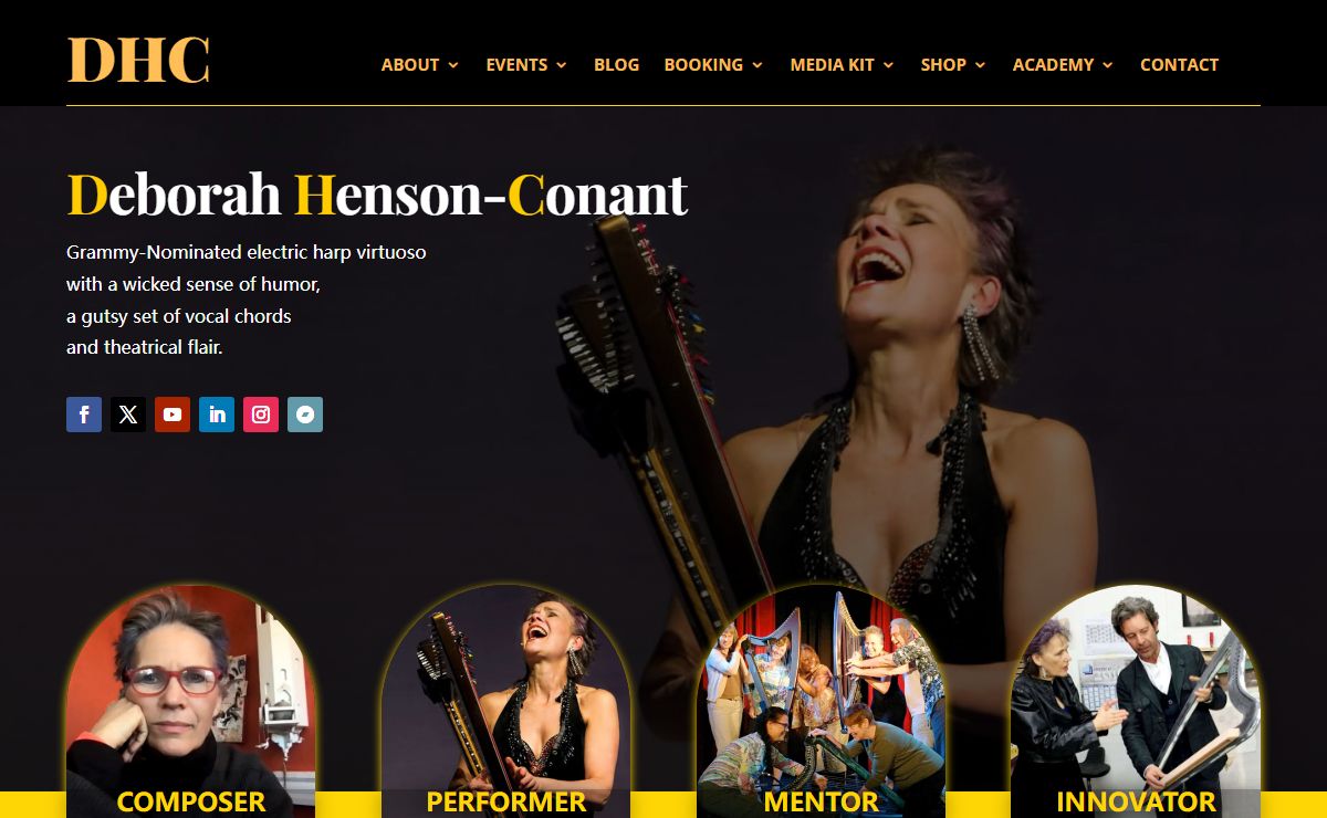 Deborah Henson-Conant / HipHarp.com