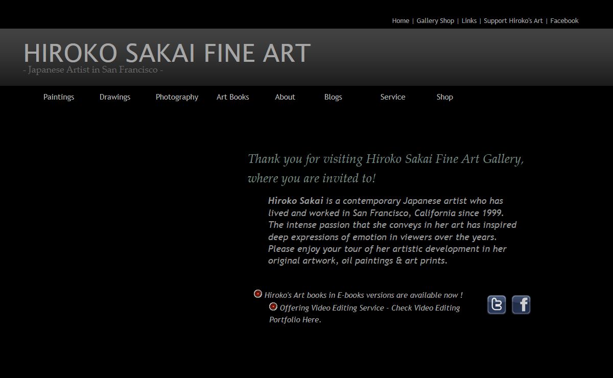 HIROKO SAKAI Fine Art Gallery - Japanese Artist in San Francisco