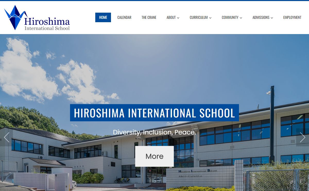 Hiroshima International School – Diversity, Inclusion, Peace.