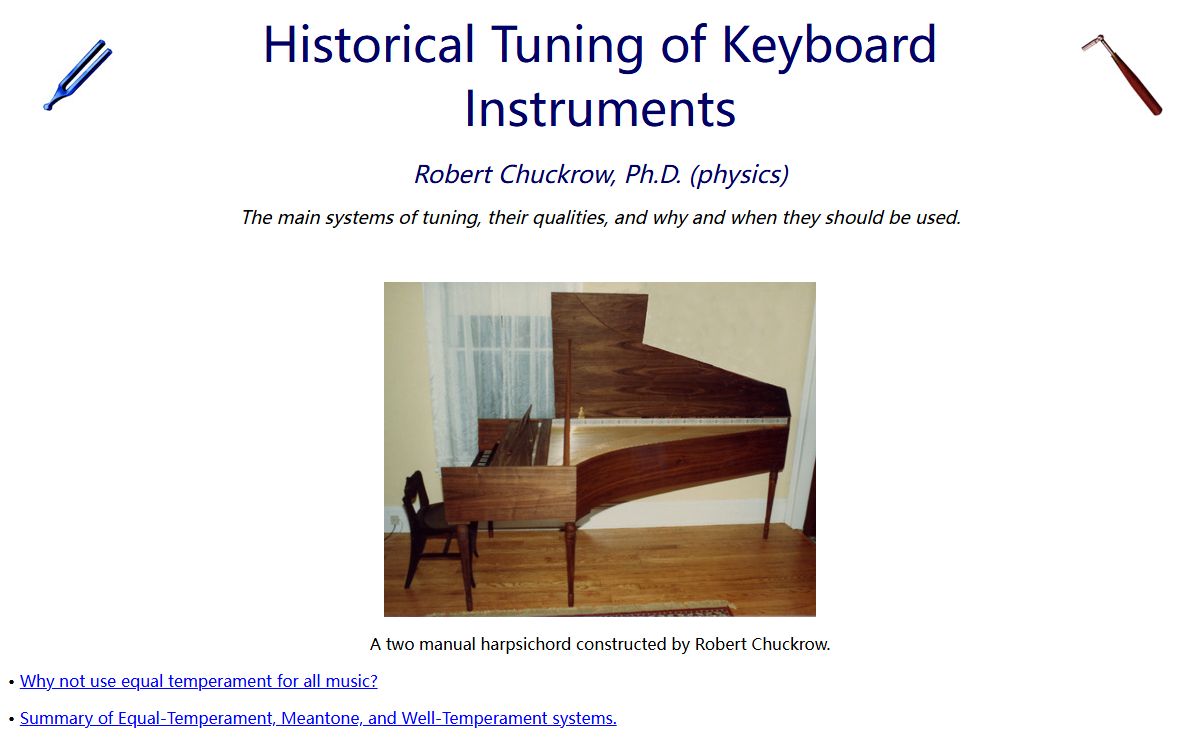 Historical Tuning of Keyboard Instruments