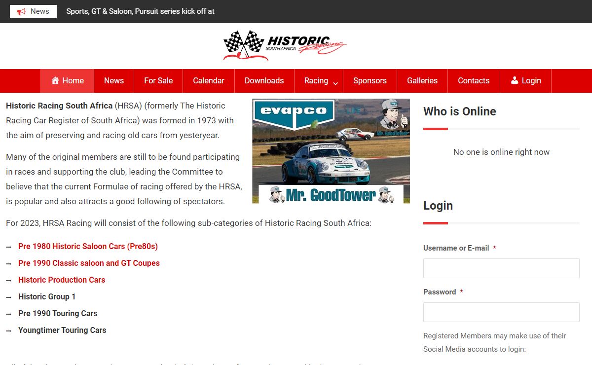 Historic Racing South Africa – Racing like it should be!