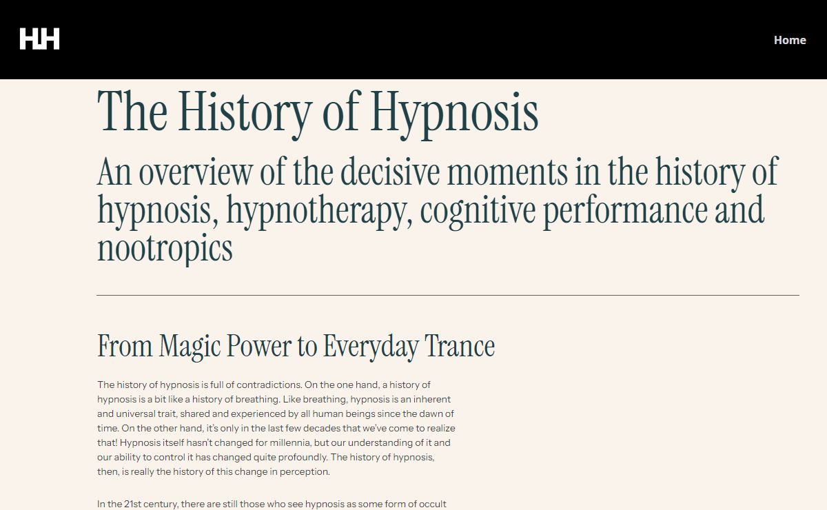 historyofhypnosis.org
