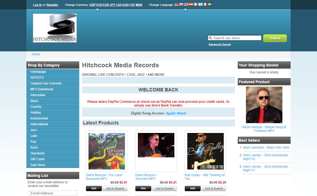 Hitchcock Media Record Store