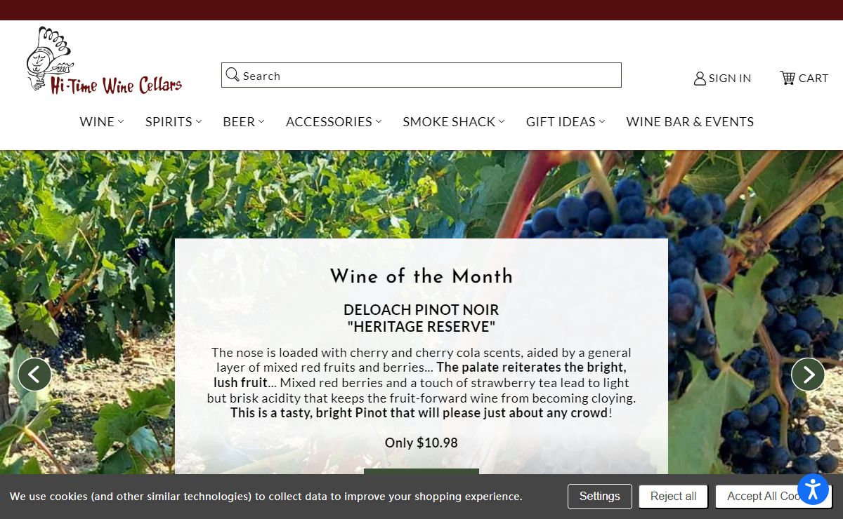 Hi-Time Wine Cellars - Family Owned and Operated Since 1957