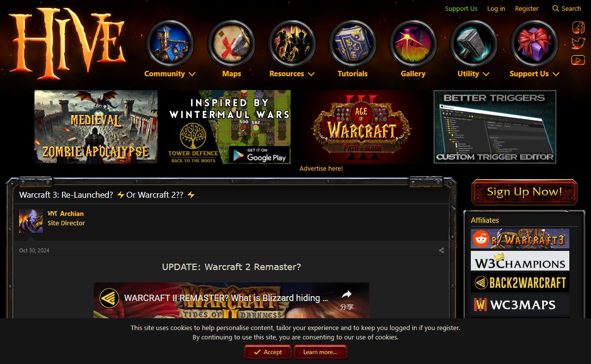 #1 Warcraft 3 Reforged Modding Community | HIVE
