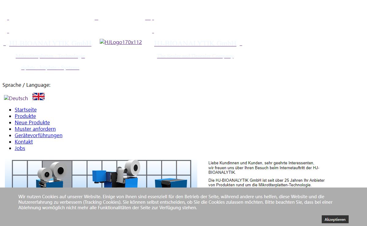 HJ-BIOANALYTIK GmbH: Wilkommen