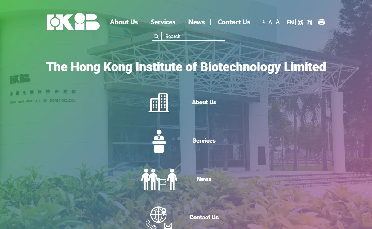 The Hong Kong Institute of Biotechnology Limited