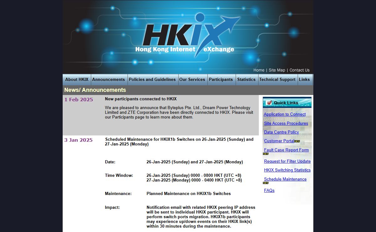 HKIX