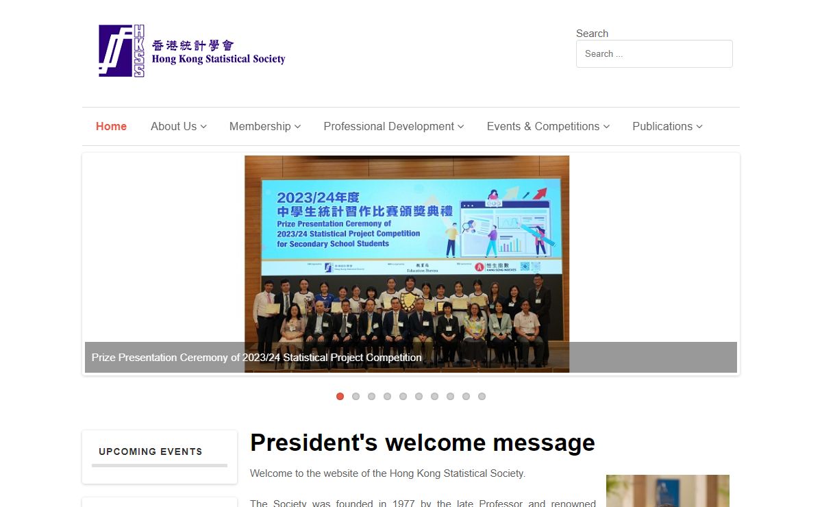 Home - Hong Kong Statistical Society 香港統計學會