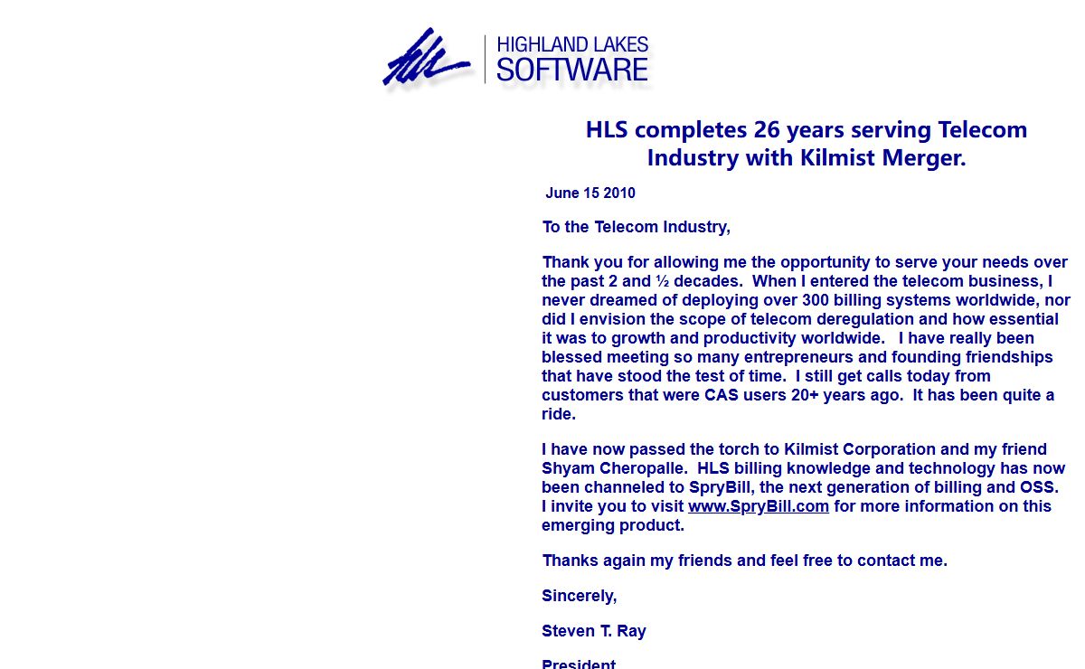 HLS completes 26 years serving T