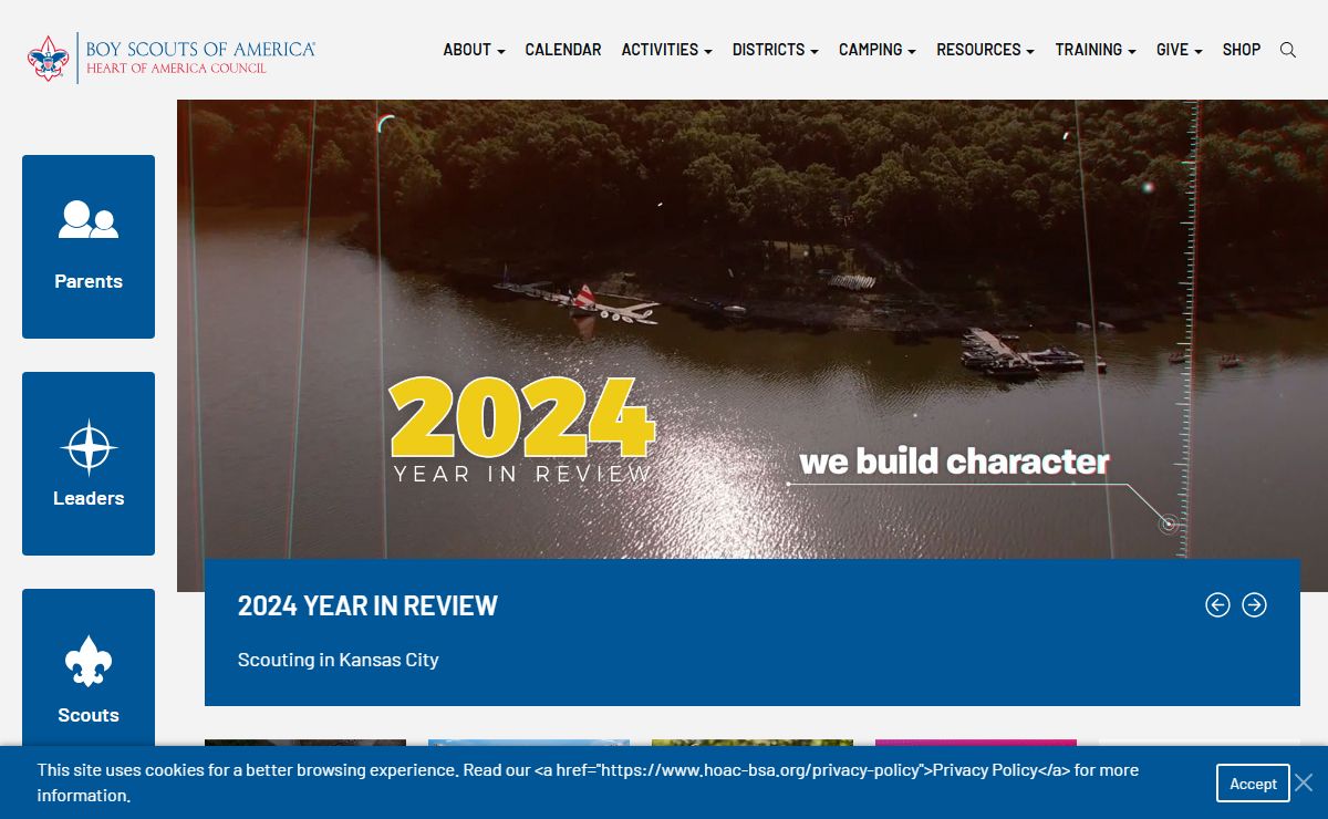 Welcome — Heart of America Council — Boy Scouts of America