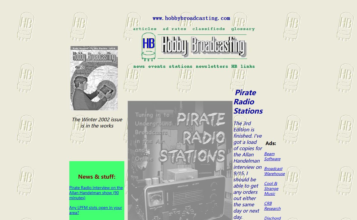 HOBBY BROADCASTING ONLINE