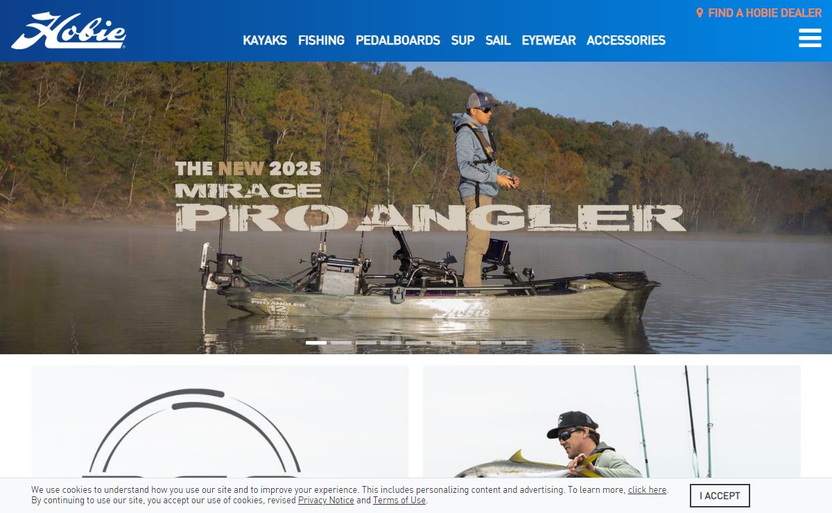 Hobie | Kayaks, Sailboats, Catamarans, Pedalboards, SUPs, Surfboards