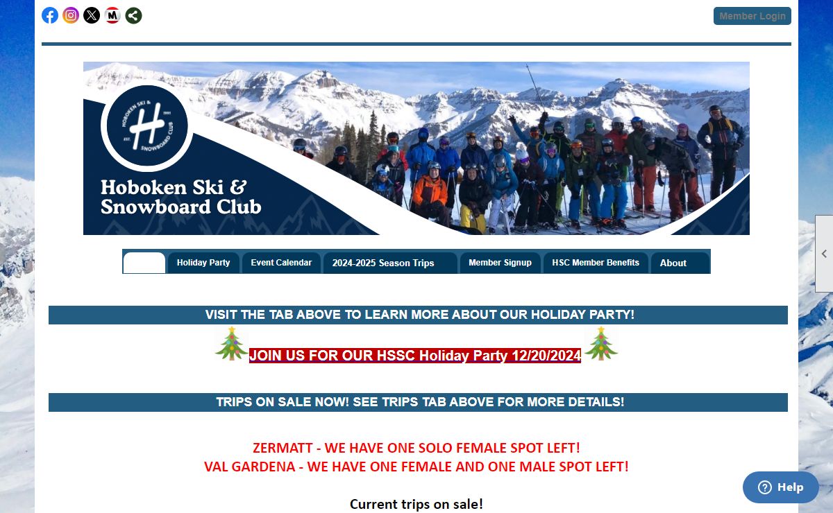 Home - Hoboken Ski Club