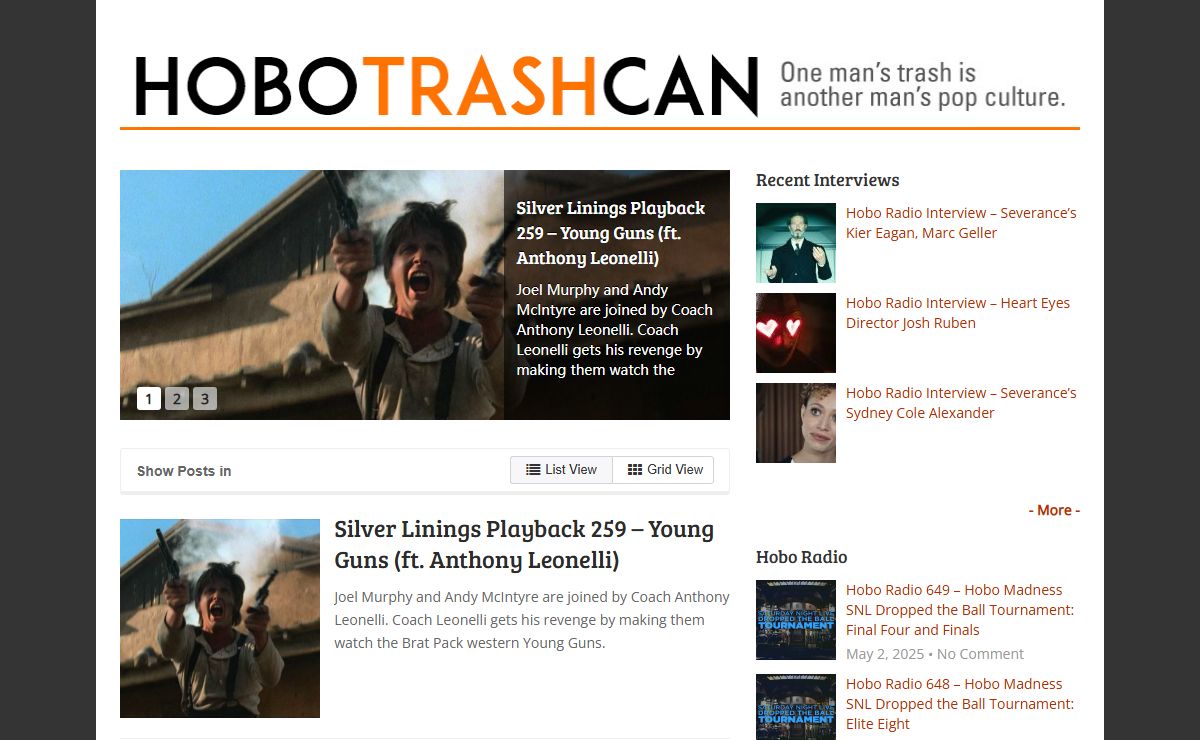 HoboTrashcan – One man's trash is another man's pop culture.