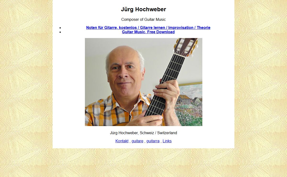 Gitarre Noten / Guitar Music