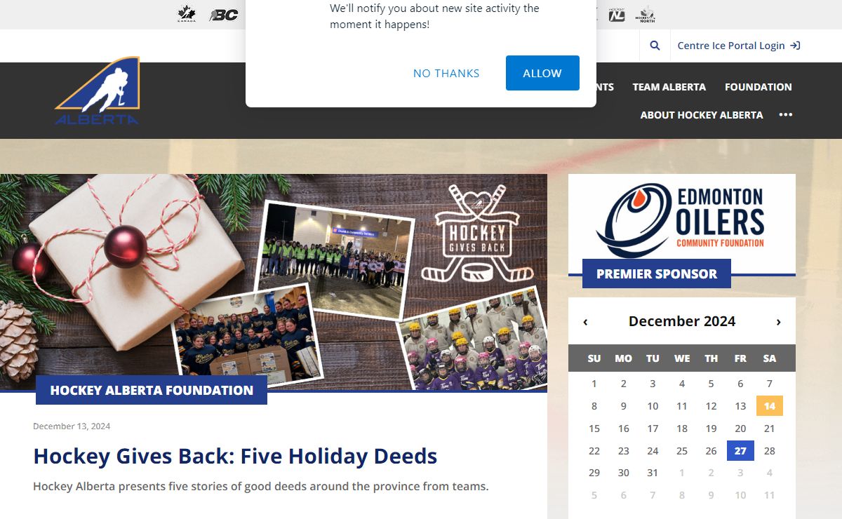 Hockey Alberta | Positive Experiences For All Players