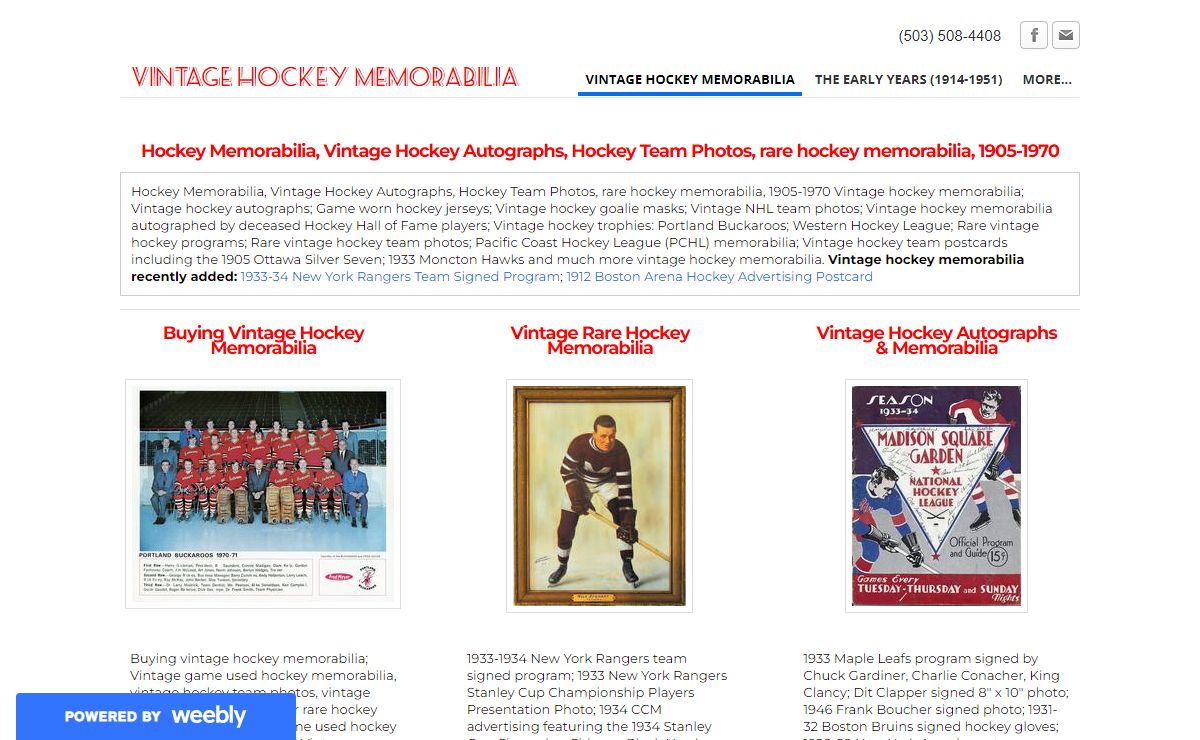 Vintage Hockey Memorabilia - The Portland Buckaroos, Kings of the Road, Lester Patick Cup Champions, 1961; 1965 and 1971.