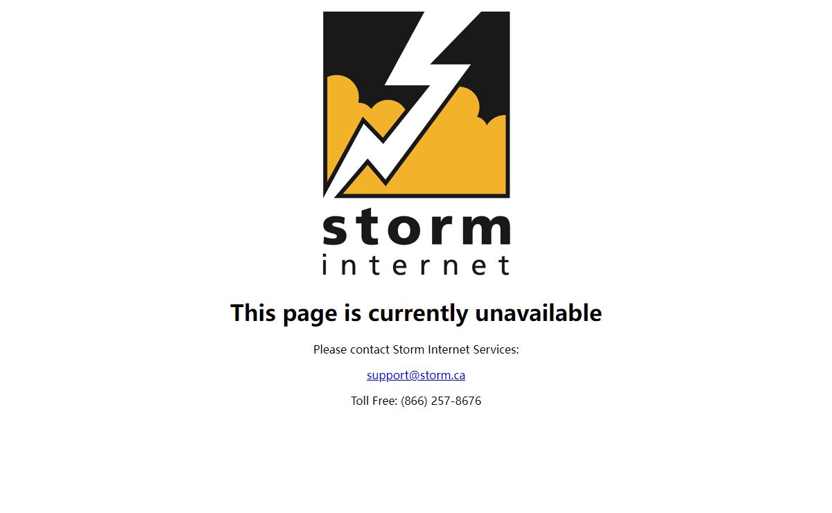 Website Unavailable