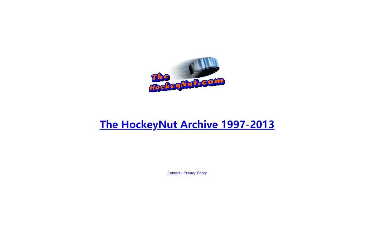 The HockeyNut: Hockey news, scores and standings
