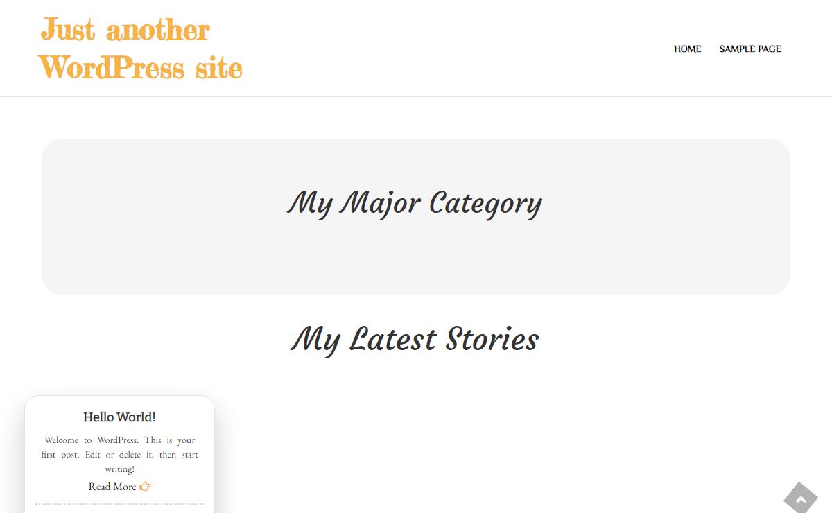 Just another WordPress site