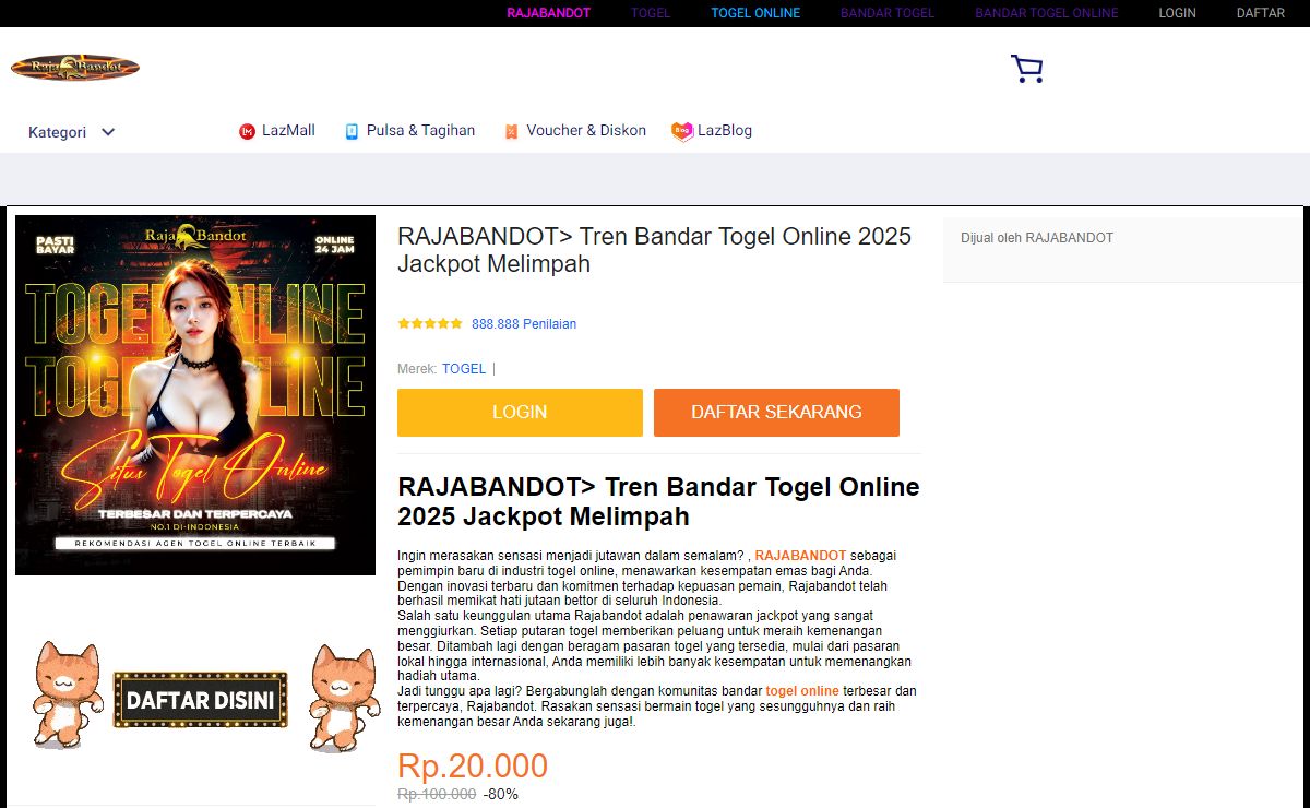RAJABANDOT> Tren Bandar Togel Online 2025 Jackpot Melimpah