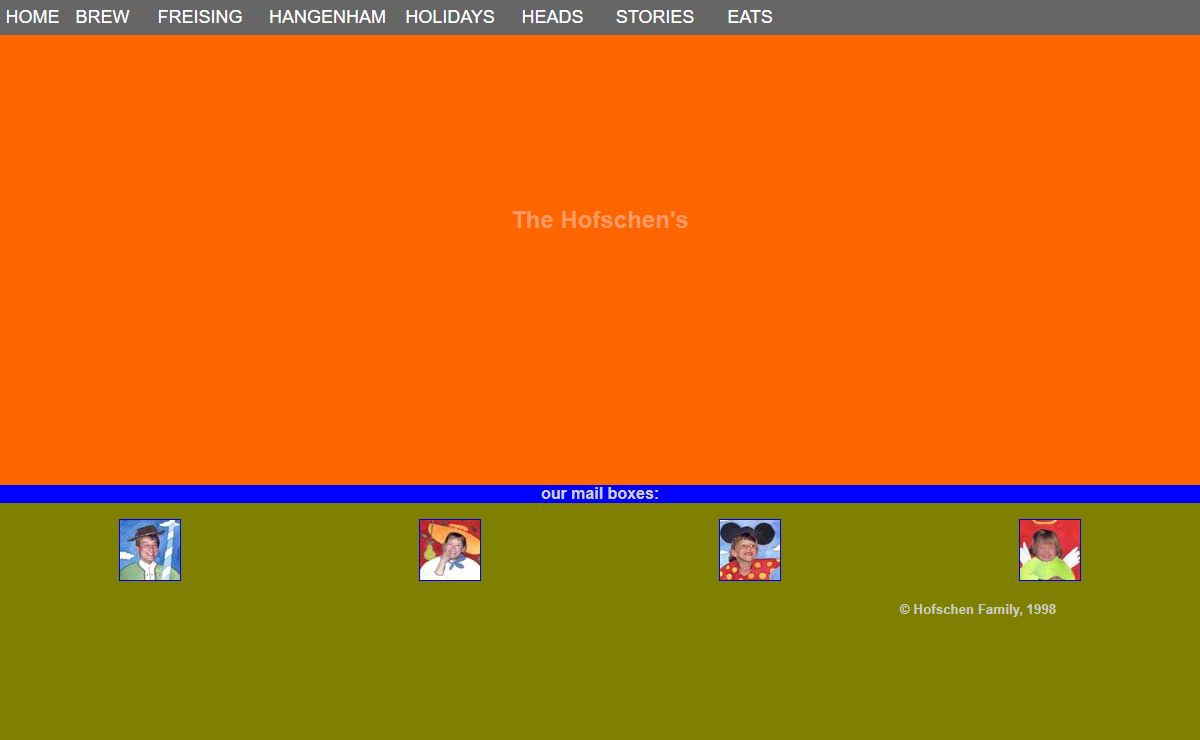 The Hofschen Family Homepage
