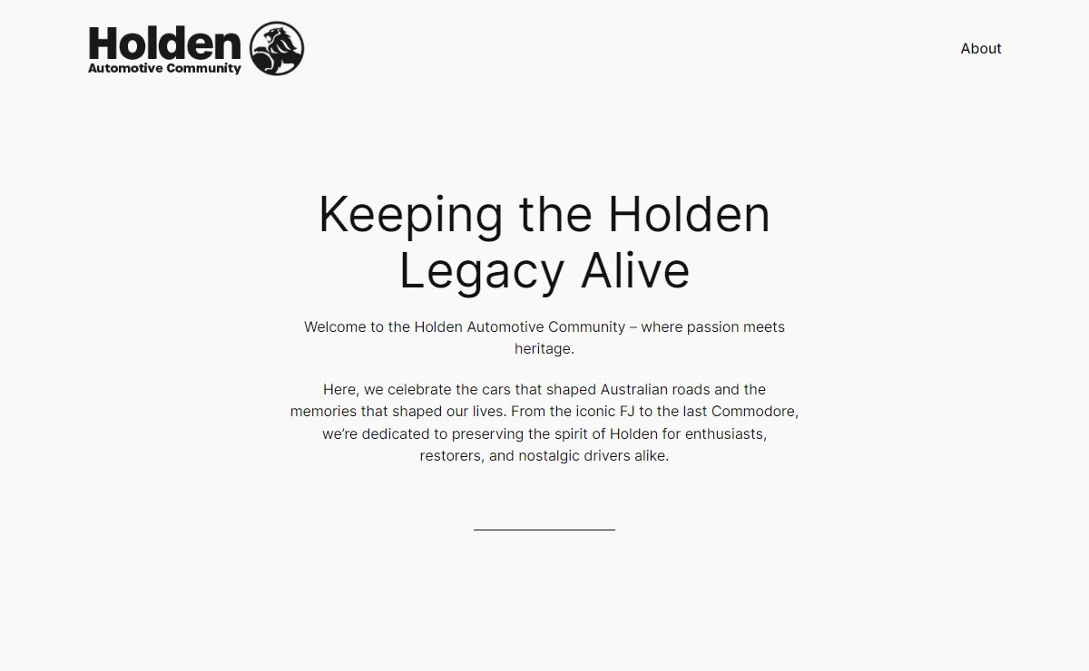 Holden Automotive Community – The Iconic Australian Automotive Brand
