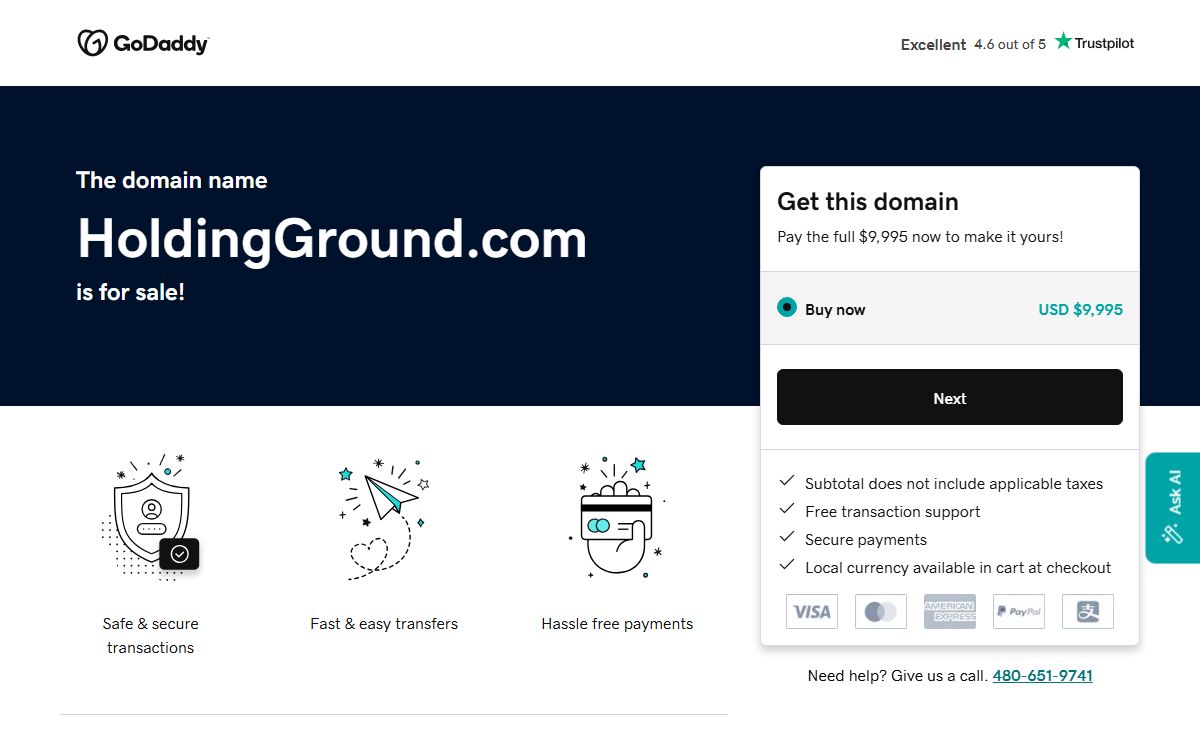holdingground.com