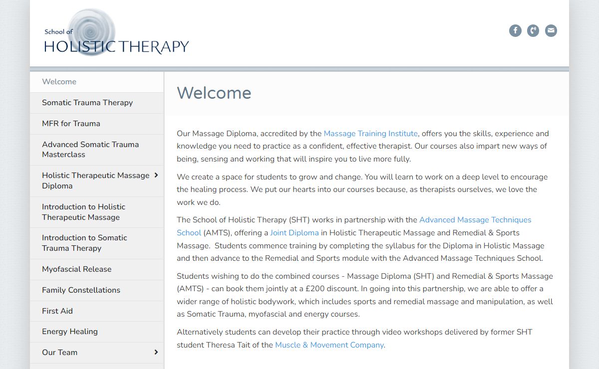 School of Holistic Therapy