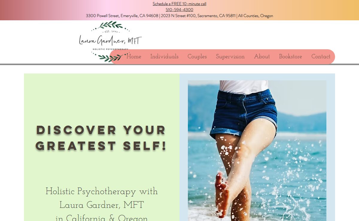 Laura Gardner, MFT - Holistic Psychotherapy | Emeryville, CA | holistic therapy near me