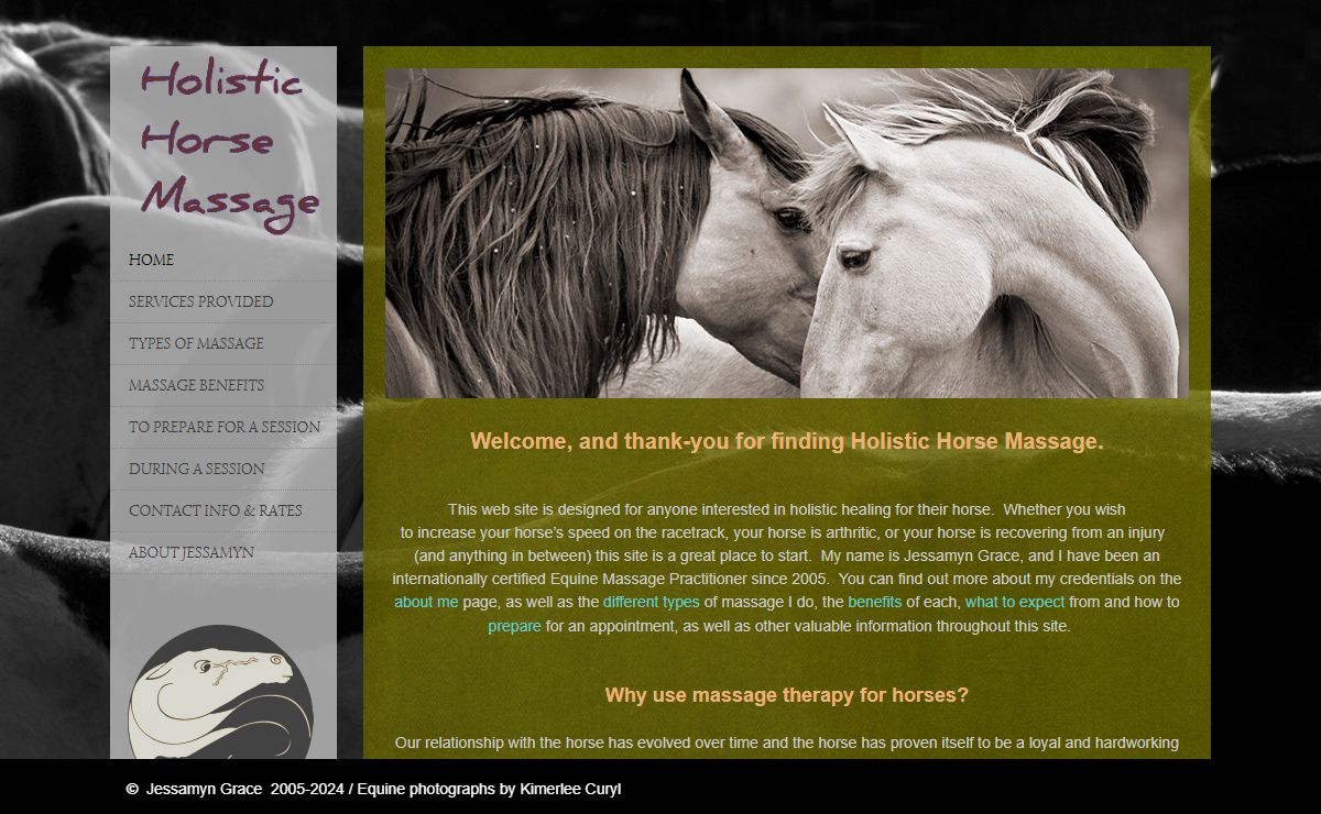 Holistic Horse Massage - Home