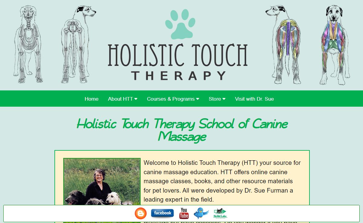 Holistic Touch Therapy for Dogs - Dr. Sue Furman