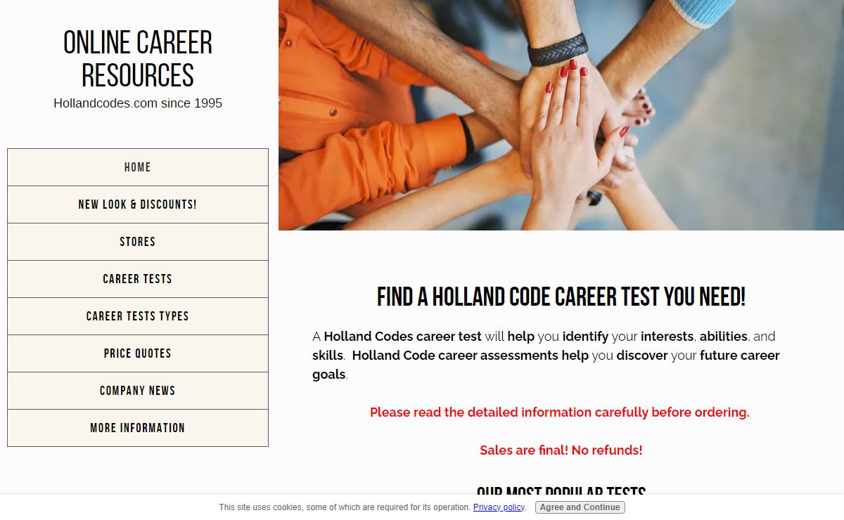 Holland Code Career test