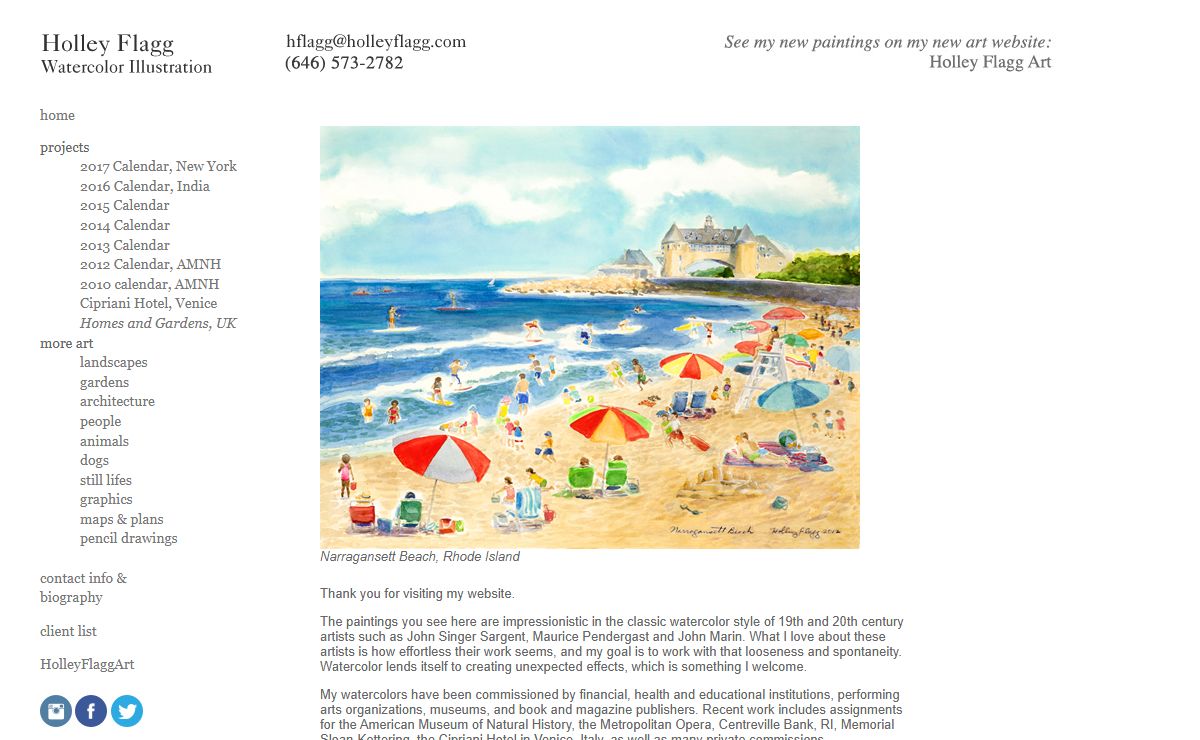 Holley Flagg Watercolor Illustrations