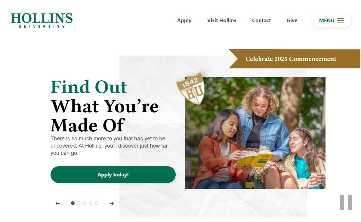 Hollins University | Women’s College in Virginia