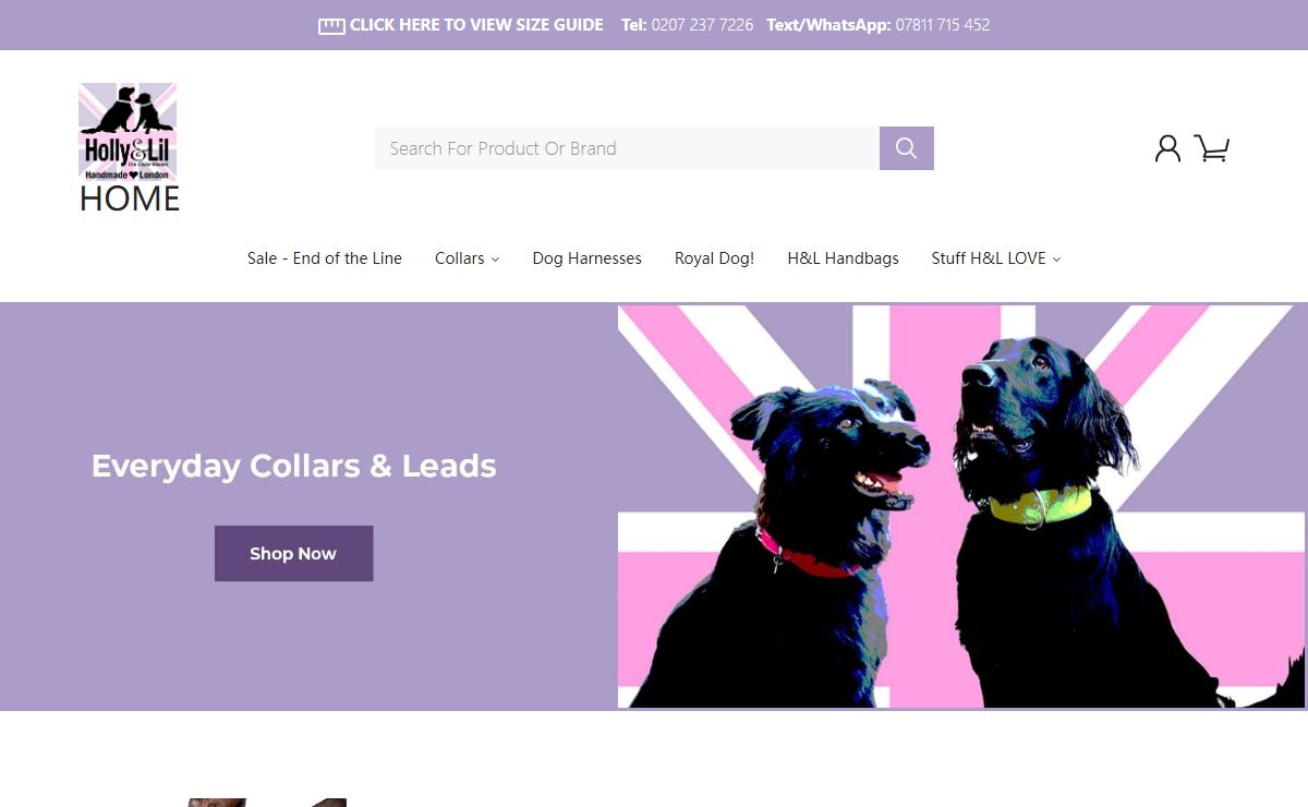 Holly & Lil Dog Collars & Leads - Handmade in Britain