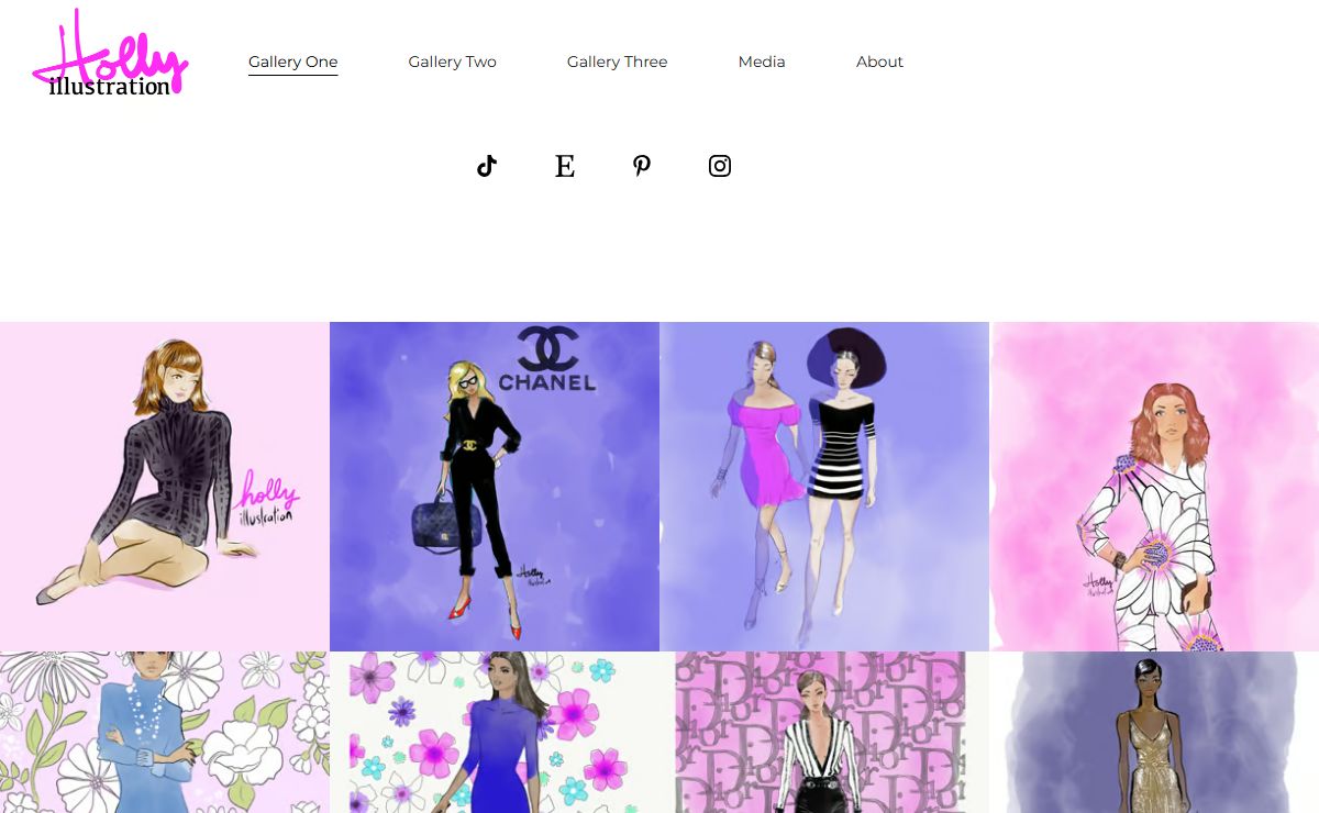Fashion illustration | holly illustration