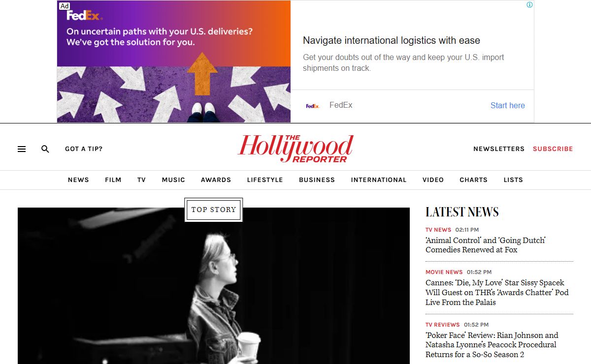 The Hollywood Reporter – Movie news, TV news, awards news, lifestyle news, business news and more from The Hollywood Reporter.