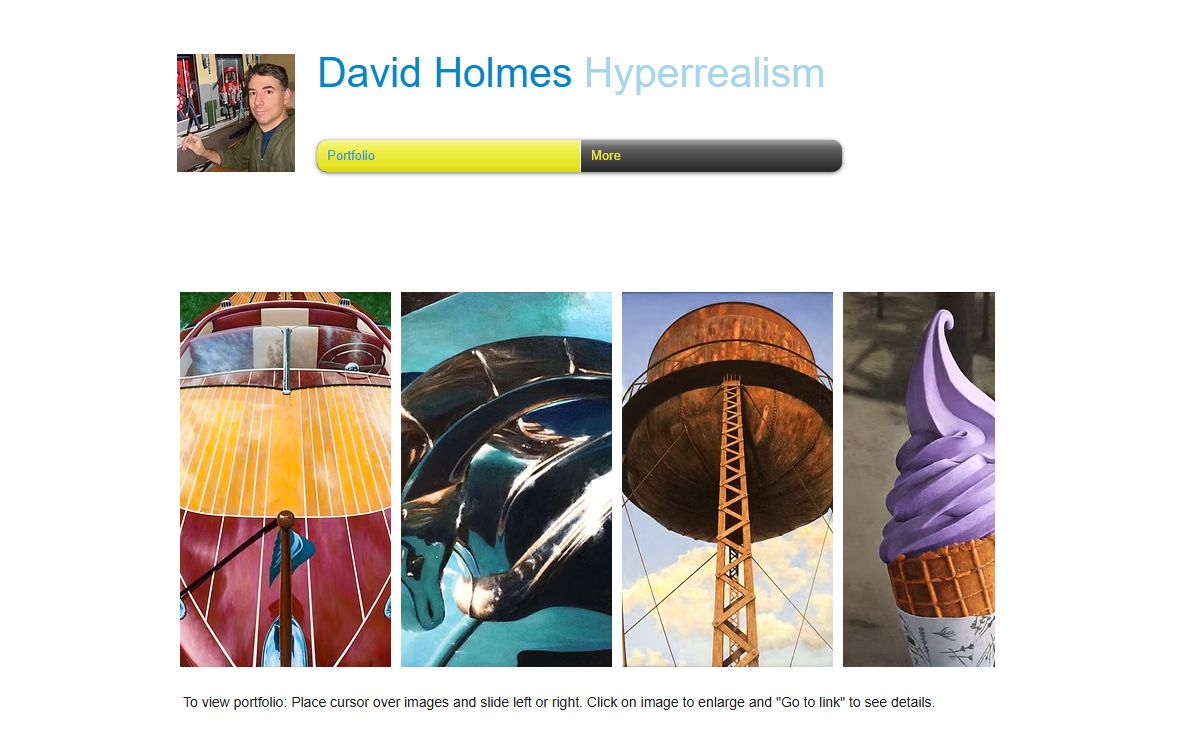 Portfolio | holmespaint-website