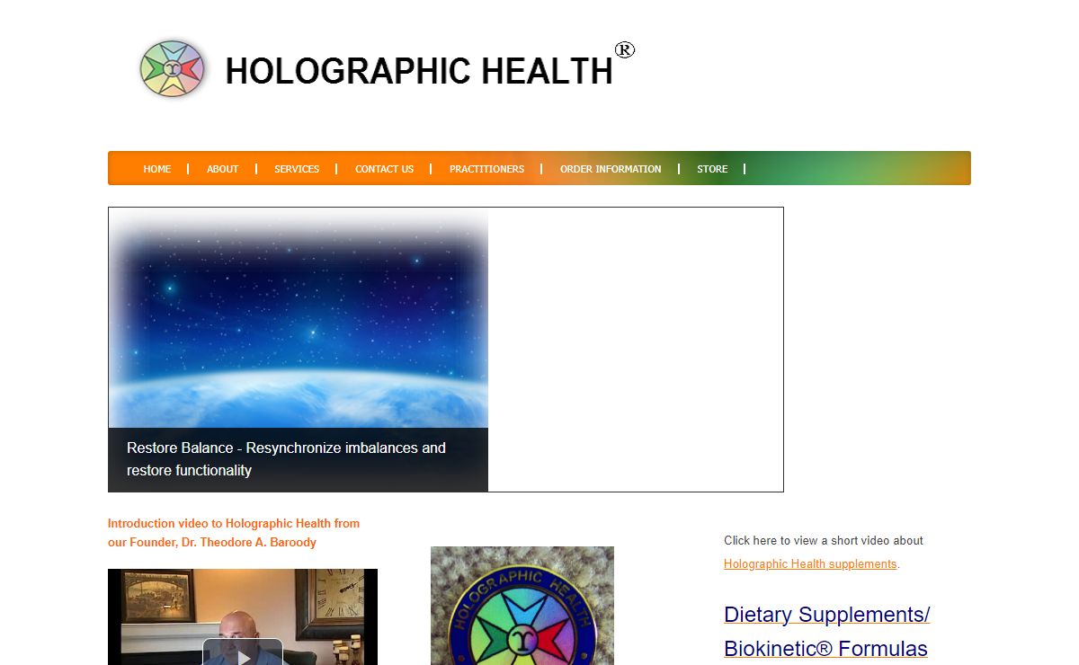 Holographic Health - Home