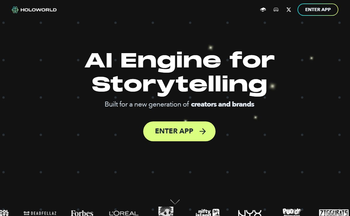 Holoworld - AI-Powered Character Creation and Storytelling Platform