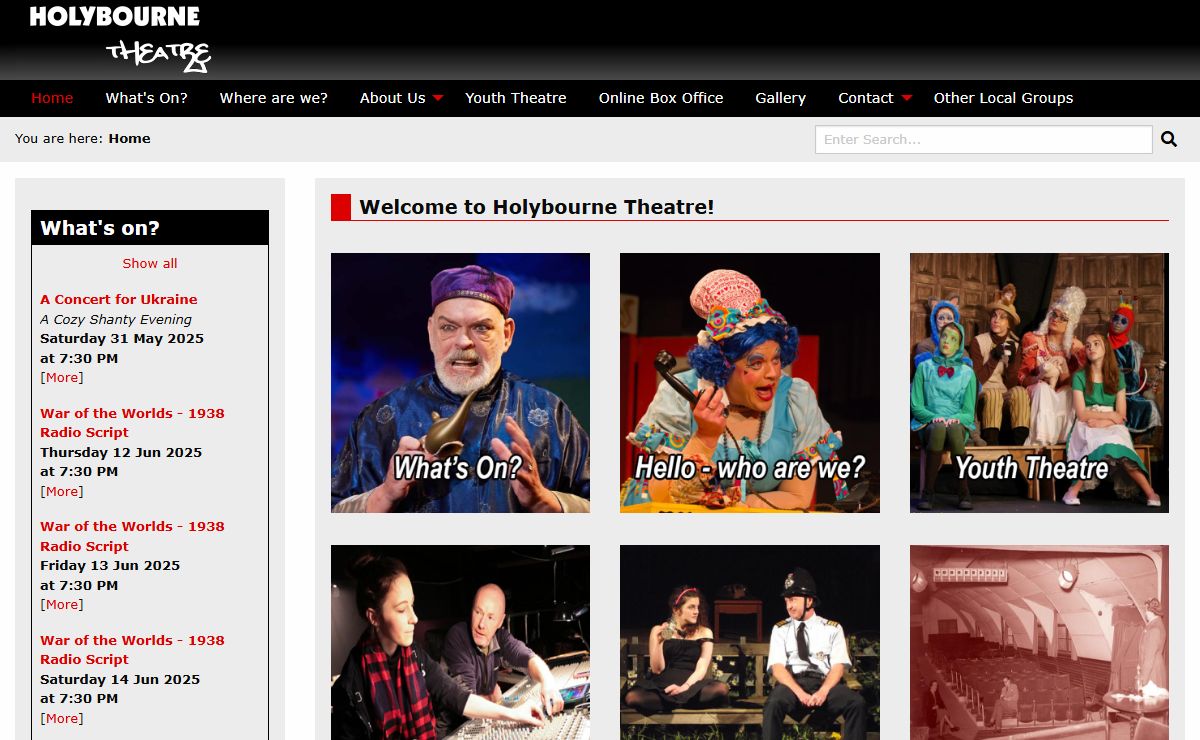 Welcome to Holybourne Theatre! - Holybourne Theatre