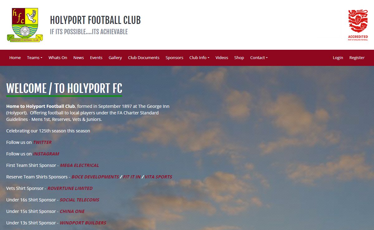 Welcome to the official website of Holyport Football Club | Maidenhead, Berkshire