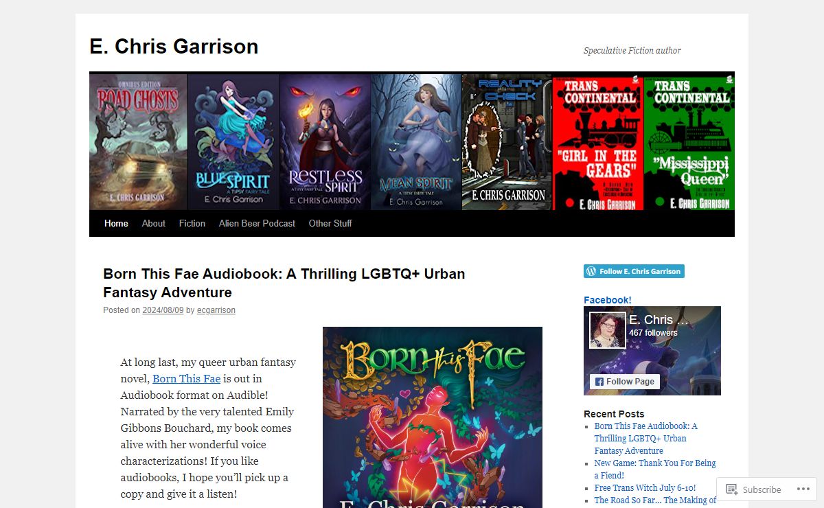 E. Chris Garrison | Speculative Fiction author