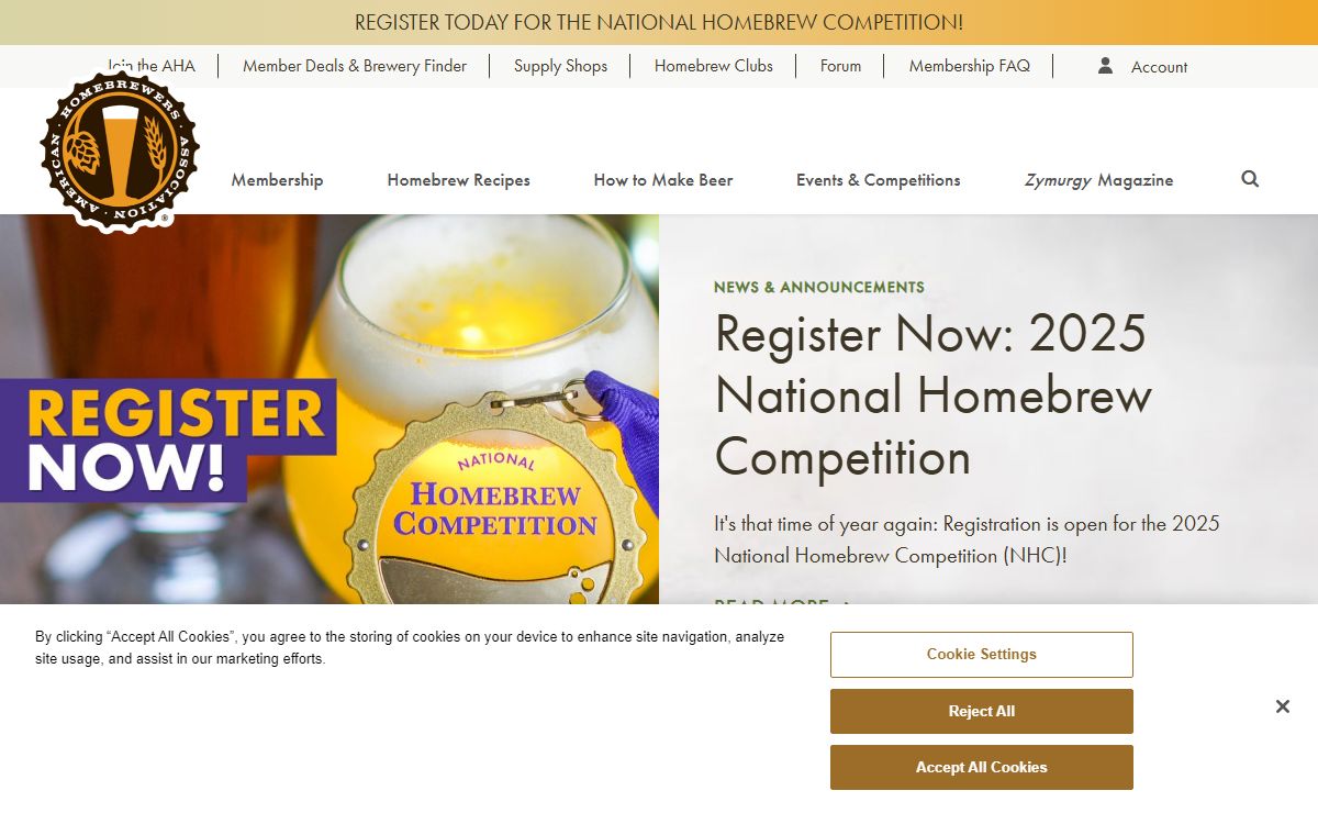 The Community for Homebrewers | Homebrewers Association