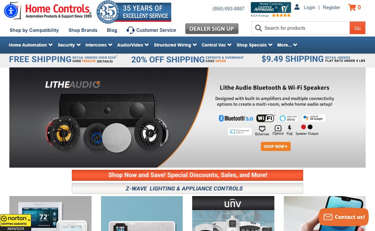 Home Controls - Smart Home Automation Leader