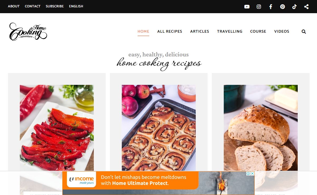 Home Cooking Adventure - A Food Blog with Tested Recipes Using Everyday Ingredients