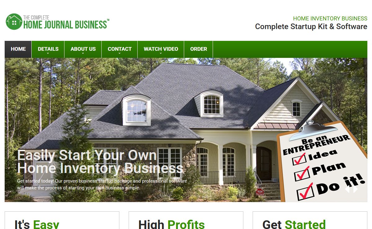 Home Inventory Business - Start Your Own Business